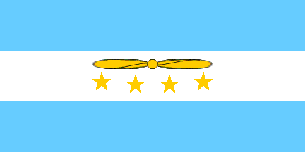 [Argentine Air Force Chief-of-Staff flag]